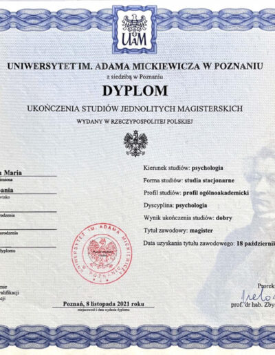 dyplom-ukonczenia-studiow-magisterskich-kierunek-psychologia-joanna-sobani